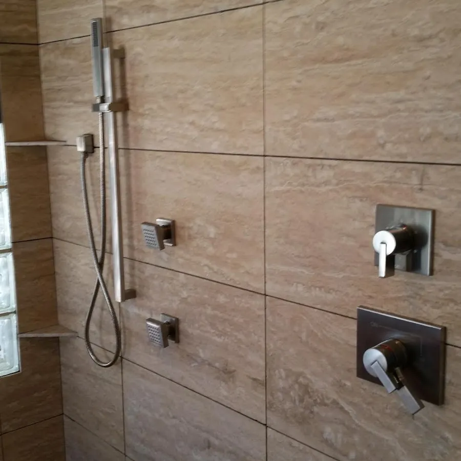Shower fixture installation for Water Heater Replacement in Iola